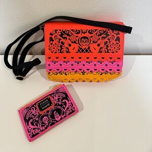 Loungefly Disney Pixar Coco Papel Picado Crossbody Bag and wallet